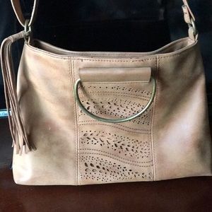 Small brown crossbody bag